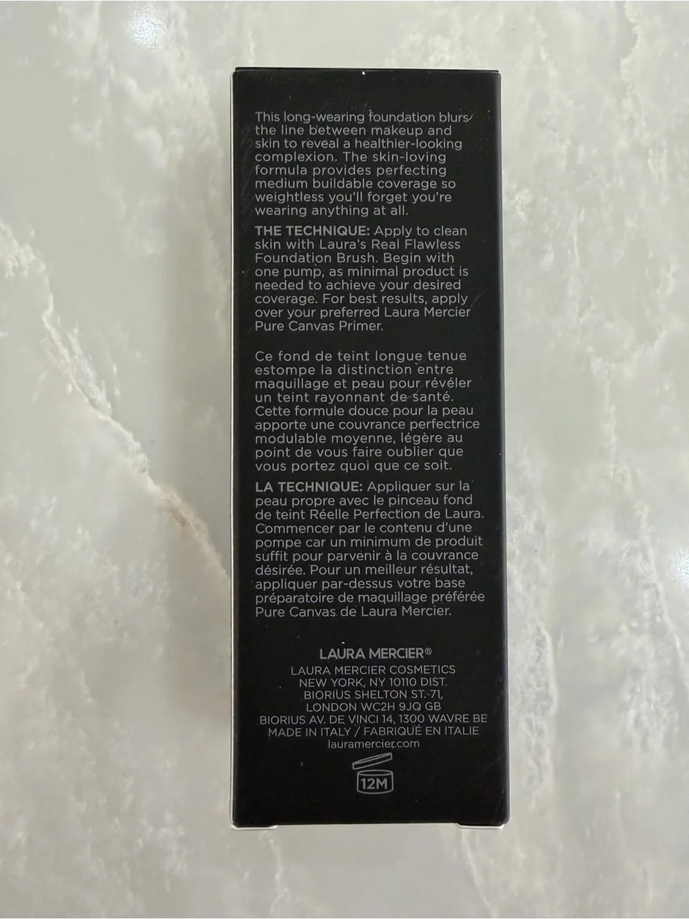 Laura Mercier Real flawless Weightless Perfecting Foundation Shade 3WO Sandstone